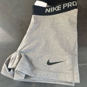 Nike Pro Gray Athletic Shorts